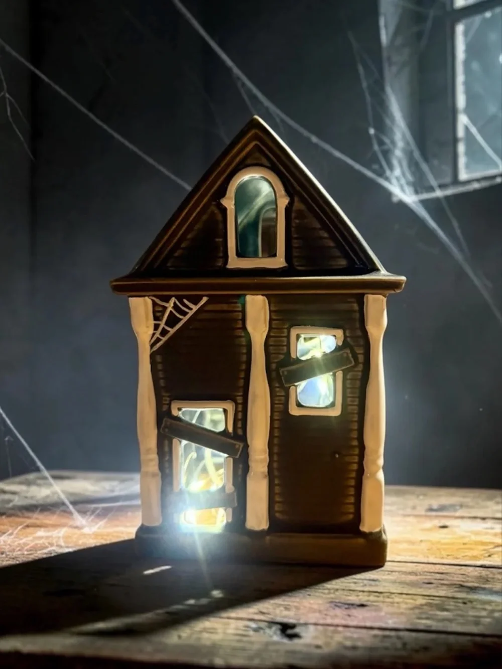 Pottery Barn Haunted House Ceramic Small